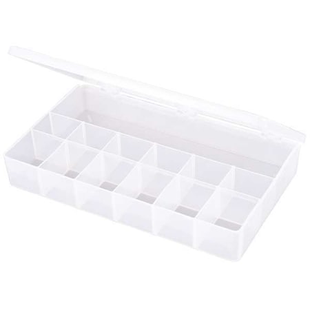 Flambeau Compartment Box with 13 compartments, Plastic, 1 3/4 in H x 6-3/16 in W T623