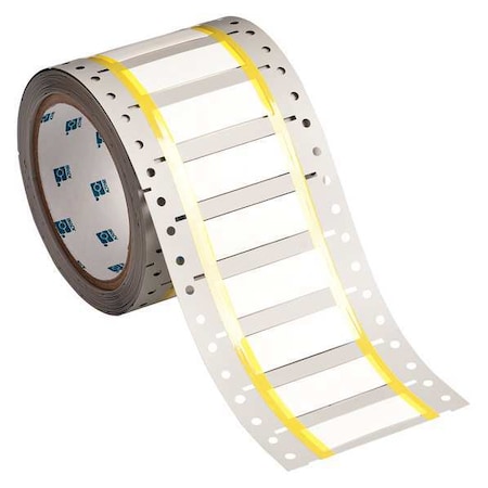 Brady Write On White Wire Marker Sleeves, PermaSleeve(R) Polyvinylidene Fluoride, 2HT-375-2-WT-S 2HT-375-2-WT-S