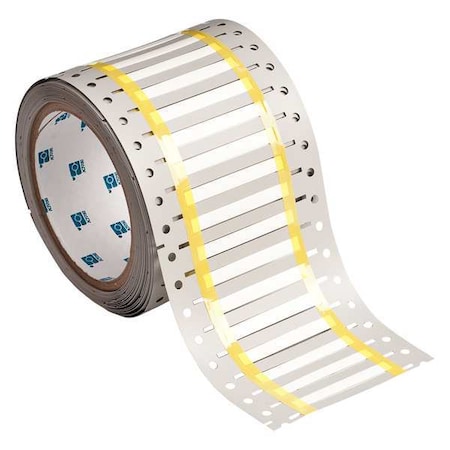 Brady Write On White Wire Marker Sleeves, PermaSleeve(R) Polyvinylidene Fluoride, 2HT-125-2-WT-S 2HT-125-2-WT-S