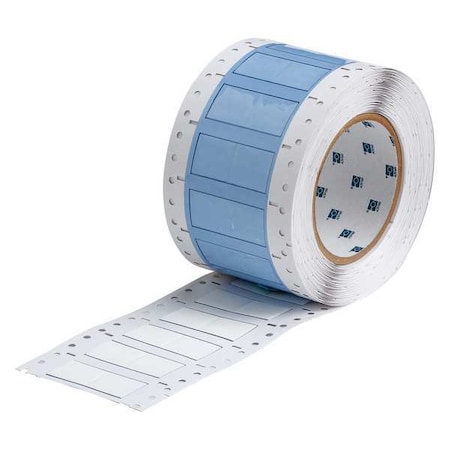 Brady 1" x 27/32", Wire Marker, Wire Sleeve, Write On Legend, White PS-500-2-WT-2