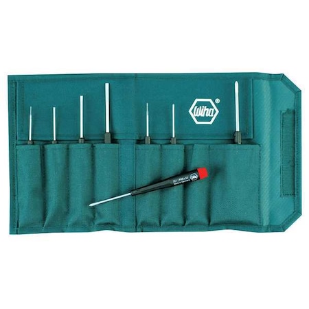 Wiha Precision Screwdriver Set, Sl/Ph, 8 pcs 26199