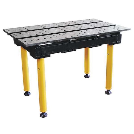 Buildpro Welding Table, 38W, 22D, Cap 1300 TMB52238