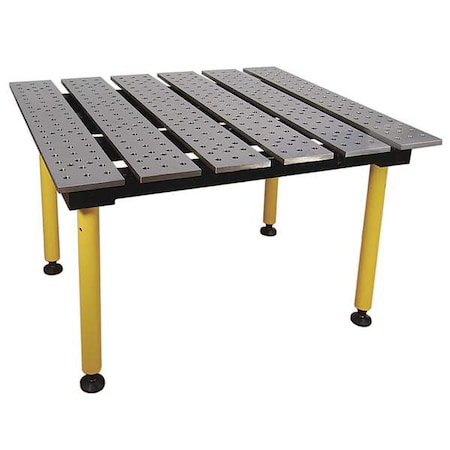 Buildpro Welding Table, 47W, 38D, Cap 2600 TMA54738