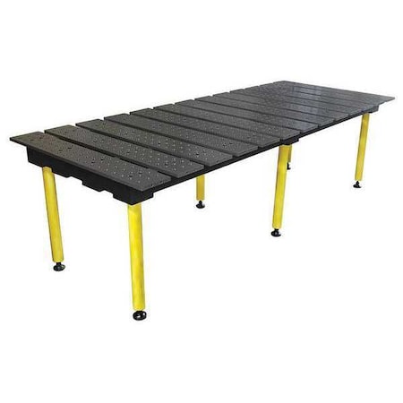 Buildpro Welding Table, 78W, 38D, Cap 4400, Nitrited TMQA57838