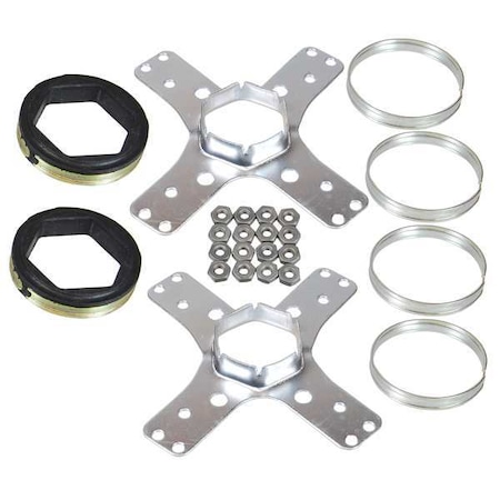 Dayton Motor Mounting Kit, Dia. 5-1/2 In. 30D490