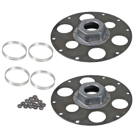 Dayton Length Adapter Kit, 6 In. Dia. Motors 30D491