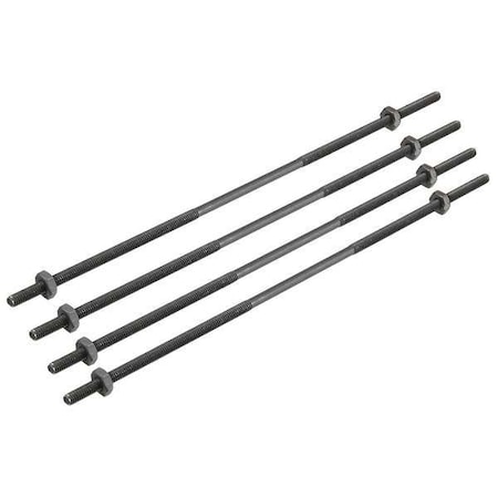 Dayton Tie Rods, Length 8 In., No  8-32 In., PK4 30D496