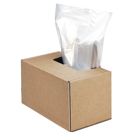 Fellowes Paper Shredder Bag, 50 x 42-1/2 x 22 In, PK50 FEL3604101
