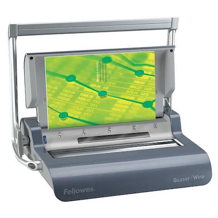 Binding Machine,Wire,Metallic Gray