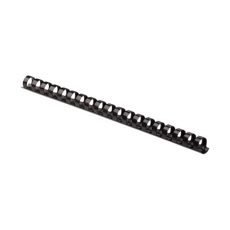 Fellowes Binding Comb, 3/8 In, 41 to 55 Sheet, PK100 52325