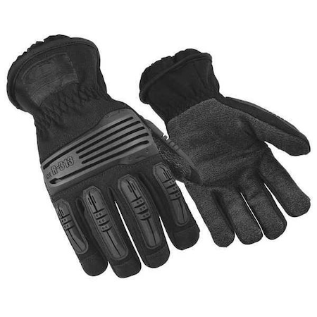 Ringers Gloves Rescue Gloves, Kevlar(R) Palm, Elastic Cuff, Stealth, Size L 313-10
