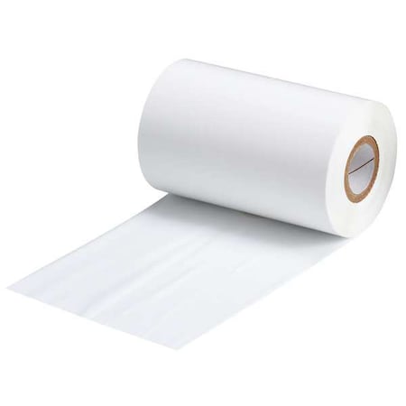 Brady Thermal Transfer Printer Ribbon, 4-21/64" W, 984 ft. L, White R4407-WT