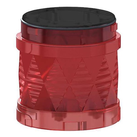 Schneider Electric Tower Light Module, 24V AC, 24V DC, Red, 60 mm Dia., 3 1/2 in Height, LED, XVU Series XVUC24