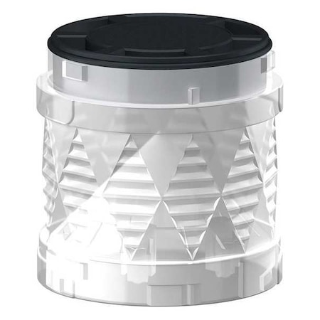 Schneider Electric Tower Light Module, 24V AC, 24V DC, White, 60 mm Dia., 3 1/2 in Height, LED, XVU Series XVUC27