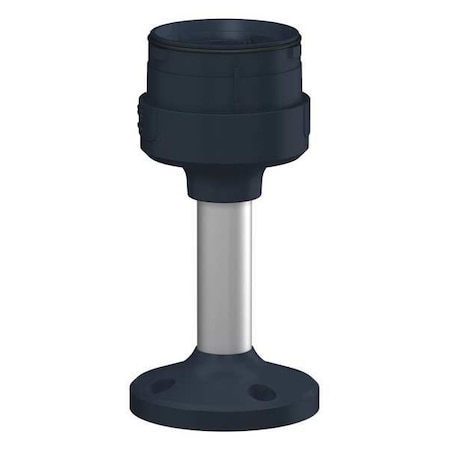 Schneider Electric Fixing Plate, 110 to 240V AC, 24V AC/DC, Black, 2 3/8 in Dia., 3 15/16 in Height, XVU Series XVUZ02