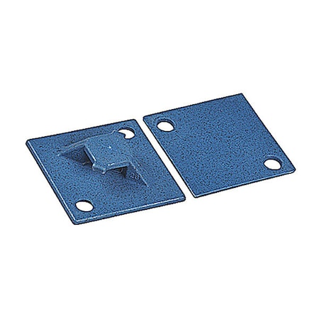 Ty-Rap Metal Detectable Cable Tie Mount, Nylon 6/6, Blue, 1.13 in L TC5347A-NDT