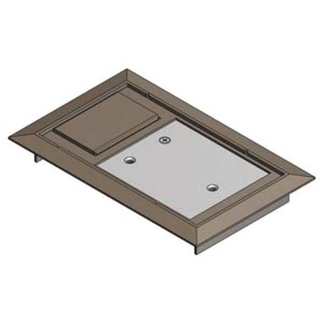Steel City Floor Box Cover 8 1 8 In Brown 664 Cst Sw Brn Zoro Com