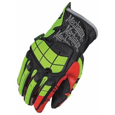 Mechanix Wear Mechanics Gloves, S, High Visibility Yellow, TPR/Neoprene/Spandex XMP-91-008