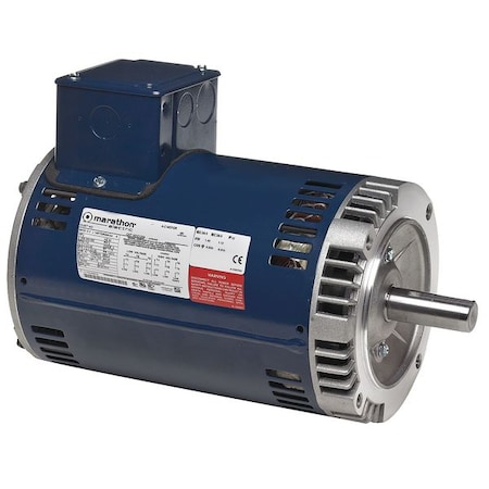 Leeson Three-Phase General Purpose Motor, 2 HP, 145TC Frame, 230/460V AC Voltage, 1750 rpm Nameplate RPM 145TTDR16359
