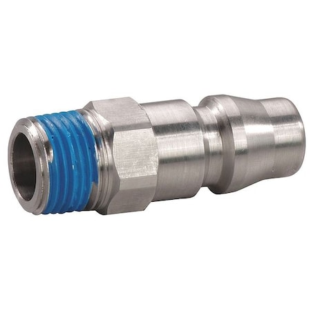 Speedaire Coupler Plug, (M)NPT, 1/4,304 SS 30E582