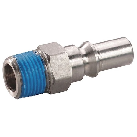 Speedaire Coupler Plug, (M)NPT, 3/8,304 SS 30E559