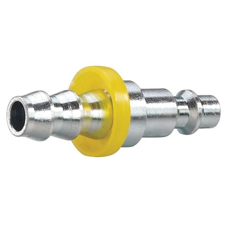 Speedaire Coupler Plug, Push On, 1/4, Steel 30E675