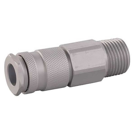 Speedaire Coupler Body, (M)NPT, 1/4, Aluminum 30E613