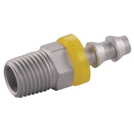 Speedaire Hose Fitting, 3/8 In. ID, 1/4-18, (M)NPT 30E634