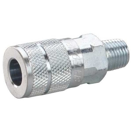 Speedaire Coupler Body, (M)NPT, 1/4, Steel 30E744