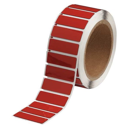 Brady Red Polyester Wire Marker, THTEP172-593-.25RD THTEP172-593-.25RD