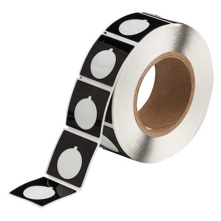 Brady Black Polyester Wire Marker, THTEP169-593-.25BK THTEP169-593-.25BK