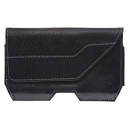 Nite Ize Hook and Loop Cell Phone Holster XL, Leather, Black EHLXL-17-R3