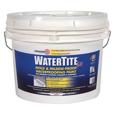 Mold and Mildew Paint, 3 gal, White