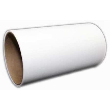 Zoro Select White PTFE Film Stock 60" L x 6" W x 0.003" Thick G15-3F-6X5