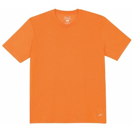 Terramar Men's T-shirt, 15% Dri-Release Cotton, 85% Polyester, 0 Pocket(s), Brown, S W8215-814-S