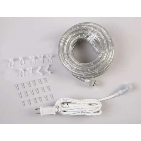 Zoro Select LED RopeLight, 18ftX1/2in, Red, 7.2W (Formerly LumaPro)  30F516