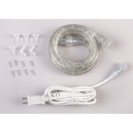 Zoro Select LED RopeLight, 6ftX1/2in, WrmWhite, 6W (Formerly LumaPro) 30F520