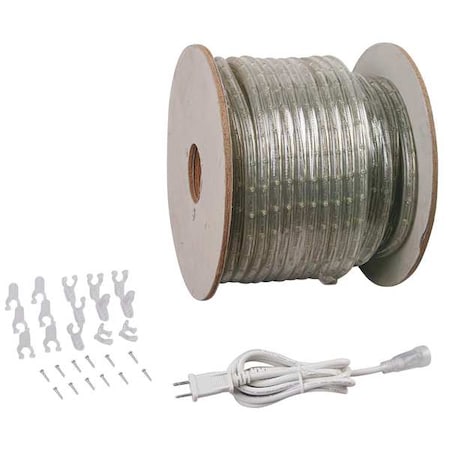 Zoro Select LED RopeLight, 150ftX1/2in, White, 150W (Formerly LumaPro) 30F523