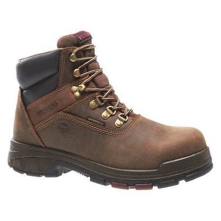 Wolverine Men's 6-Inch Work Boot, 9, Composite Toe, 6 in H, Dark Brown, W10314 W10314