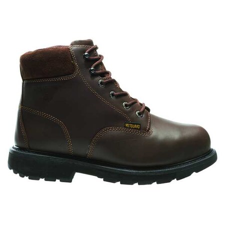 Wolverine Men's 6-Inch Work Boot, 10 M, Steel Toe, 6 in H, Brown, W04451 W04451
