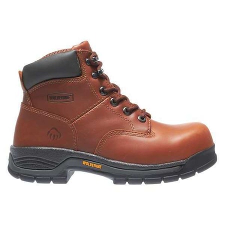 Wolverine Men's 6-Inch Work Boot, 15 XW, Steel Toe, 6 in H, Brown, 4904 W04904