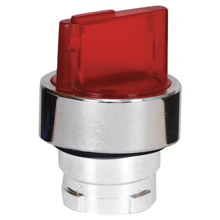 Dayton LongHandSelectSwitch, Illum, Red, 3Pos, 22mm 30G293