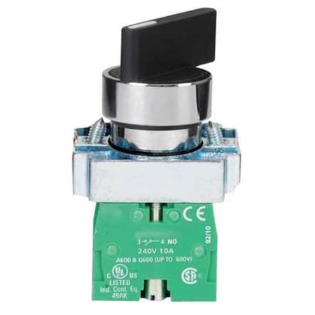 Dayton Non-Illum Selector Switch, Al, 1NO, IP 65 30G267