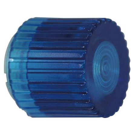 Dayton Push Button Cap, Illuminated, 30mm, Blue 30G471