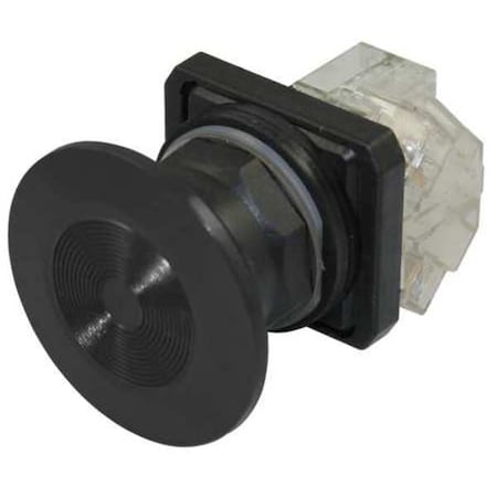 Dayton Non-Illuminated Push Button, 30 mm, 1NC, Black 30G457 | Zoro