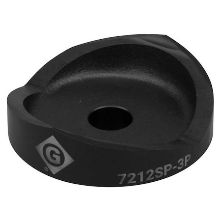 Greenlee Knockout Punch, 3-1/2in., 10 ga., Cutter 7212SP-3P