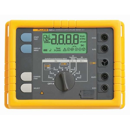 Fluke Earth Ground Tester, 94/105/111/128 Hz FLUKE-1625-2