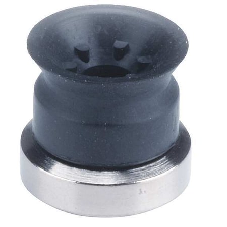 Smc Vacuum Pad, Flat With Ribs, 10mm ZP10CU