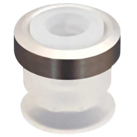 Smc Vacuum Pad, Flat With Ribs, 10mm ZP10CS