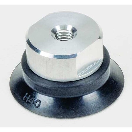 Smc Vacuum Pad Assembly, NBR, 40mm ZPT40HN-B8